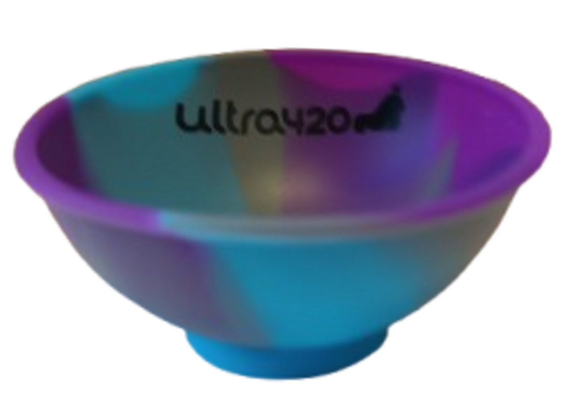 Cuia de Silicone-Azul / Roxo Mesclado