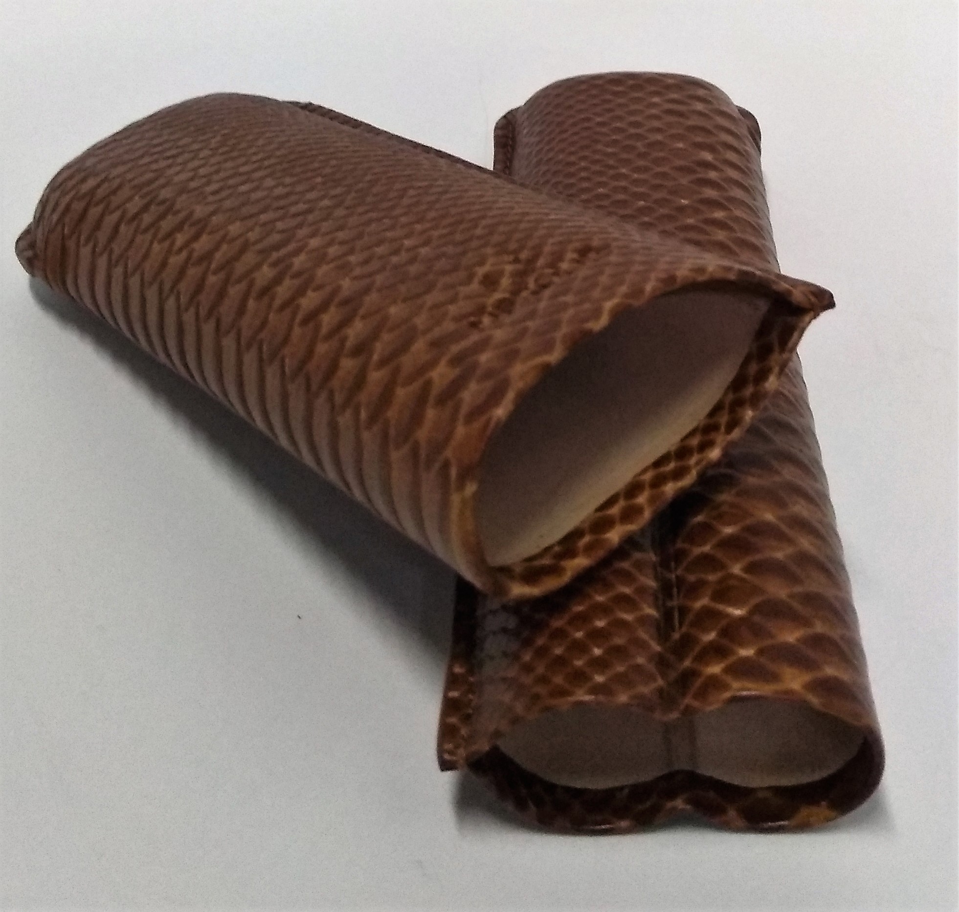 Porta Charutos Nerone Grande pra 2 Charutos  Caramelo