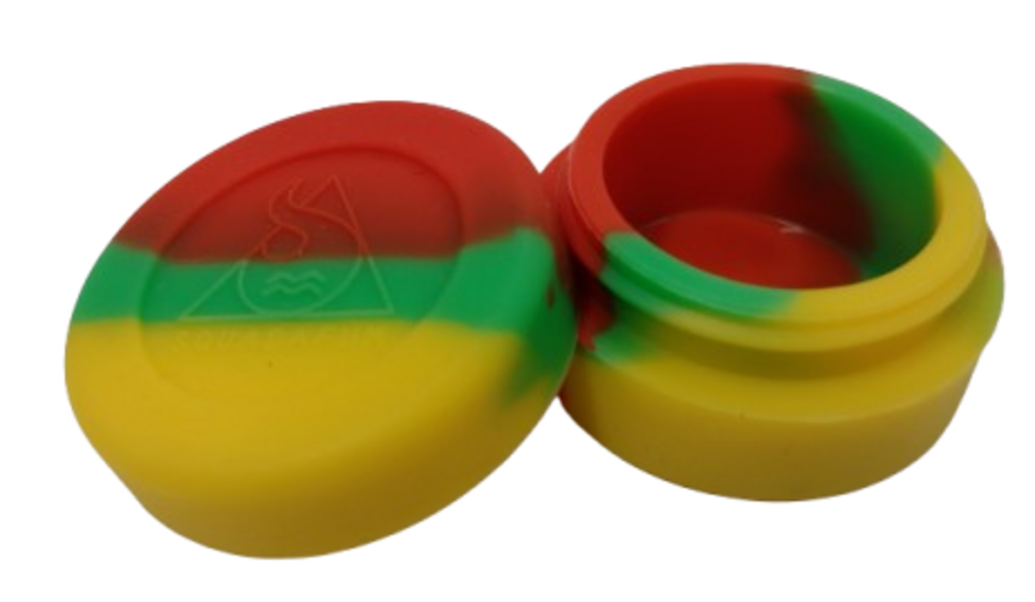 Contêiner de Silicone Sdf Pequeno Vermelho com Amarelo