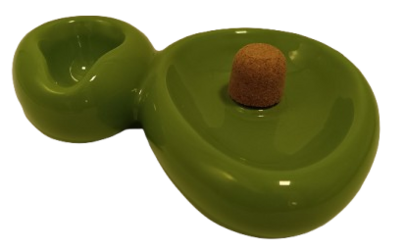 Cinzeiro para Cachimbo com descanso Savinelli Verde