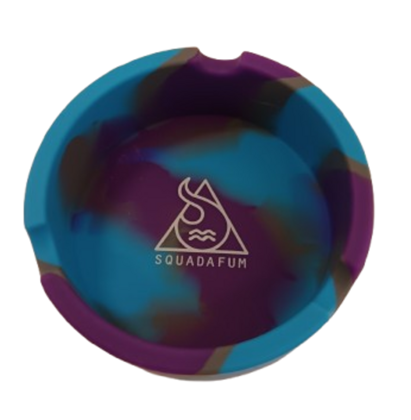 Cinzeiro para cigarro Redondo Sdf mesclado Azul e Roxo