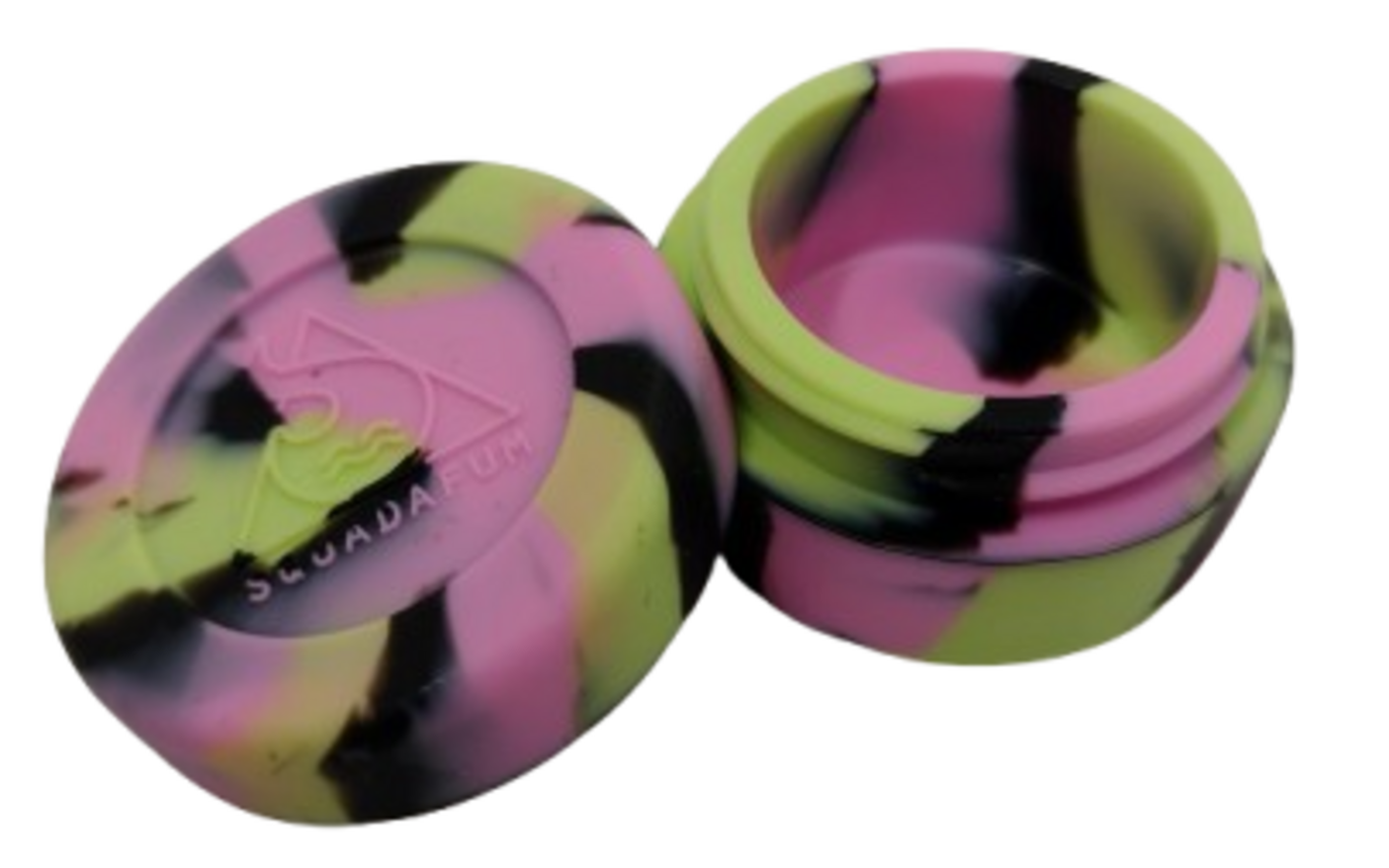 Contêiner de Silicone Sdf Pequeno Rosa com verde