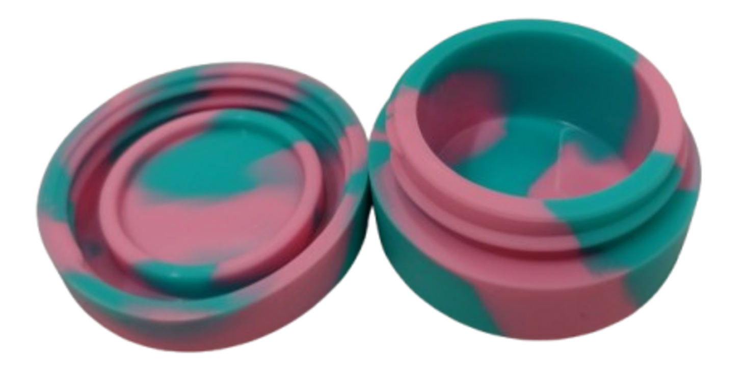 Contêiner de Silicone Sdf Pequeno Azul com Rosa