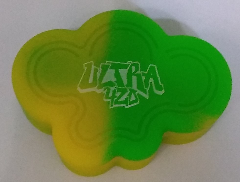 Contêiner de Silicone Ultra eco- Verde e amarelo