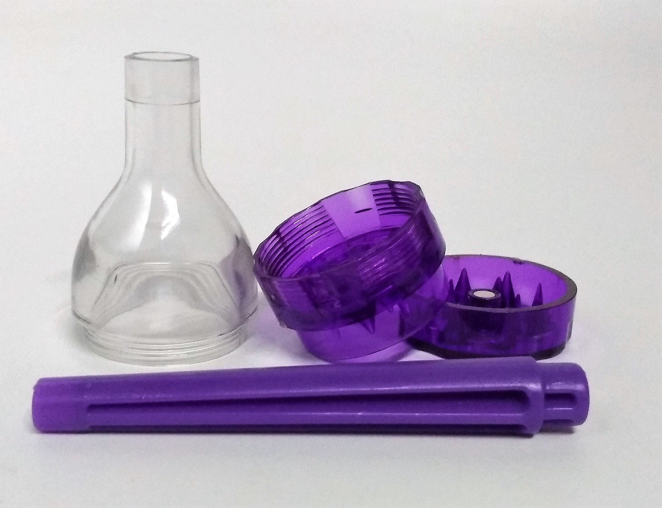 Triturador Acrílico Cone Roxo