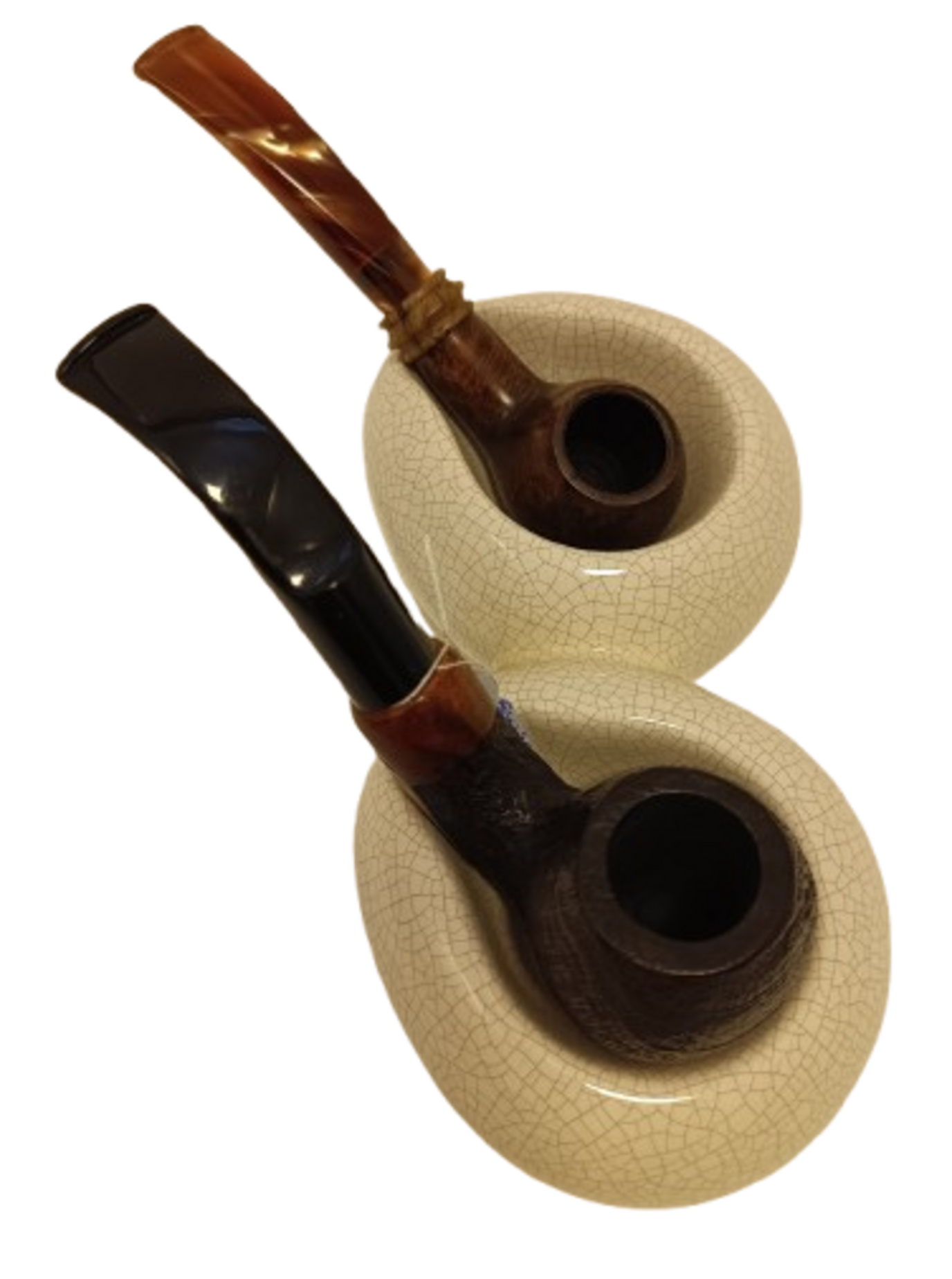 Descanso para 2 Cachimbo Savinelli M1039/2 Branco