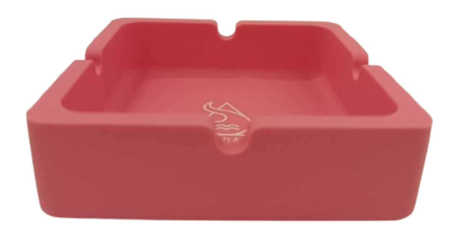 Cinzeiro para Cigarro Quadrado SDF Rosa Claro