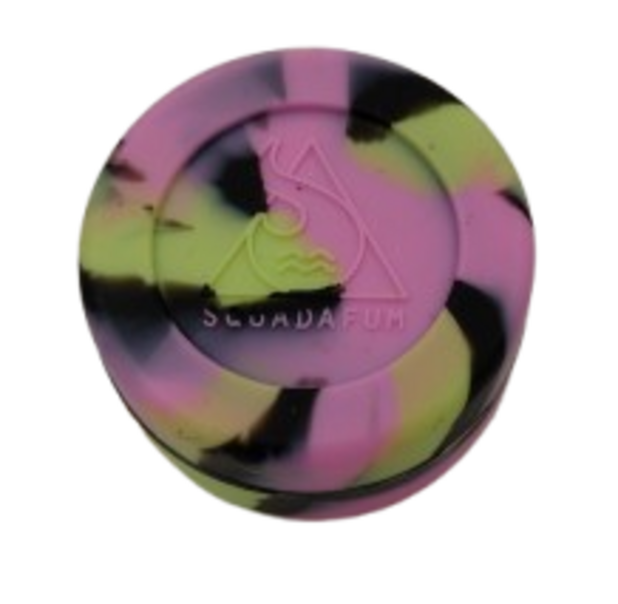 Contêiner de Silicone Sdf Pequeno Rosa com verde