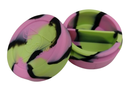 Contêiner de Silicone Sdf Grande Rosa com Verde