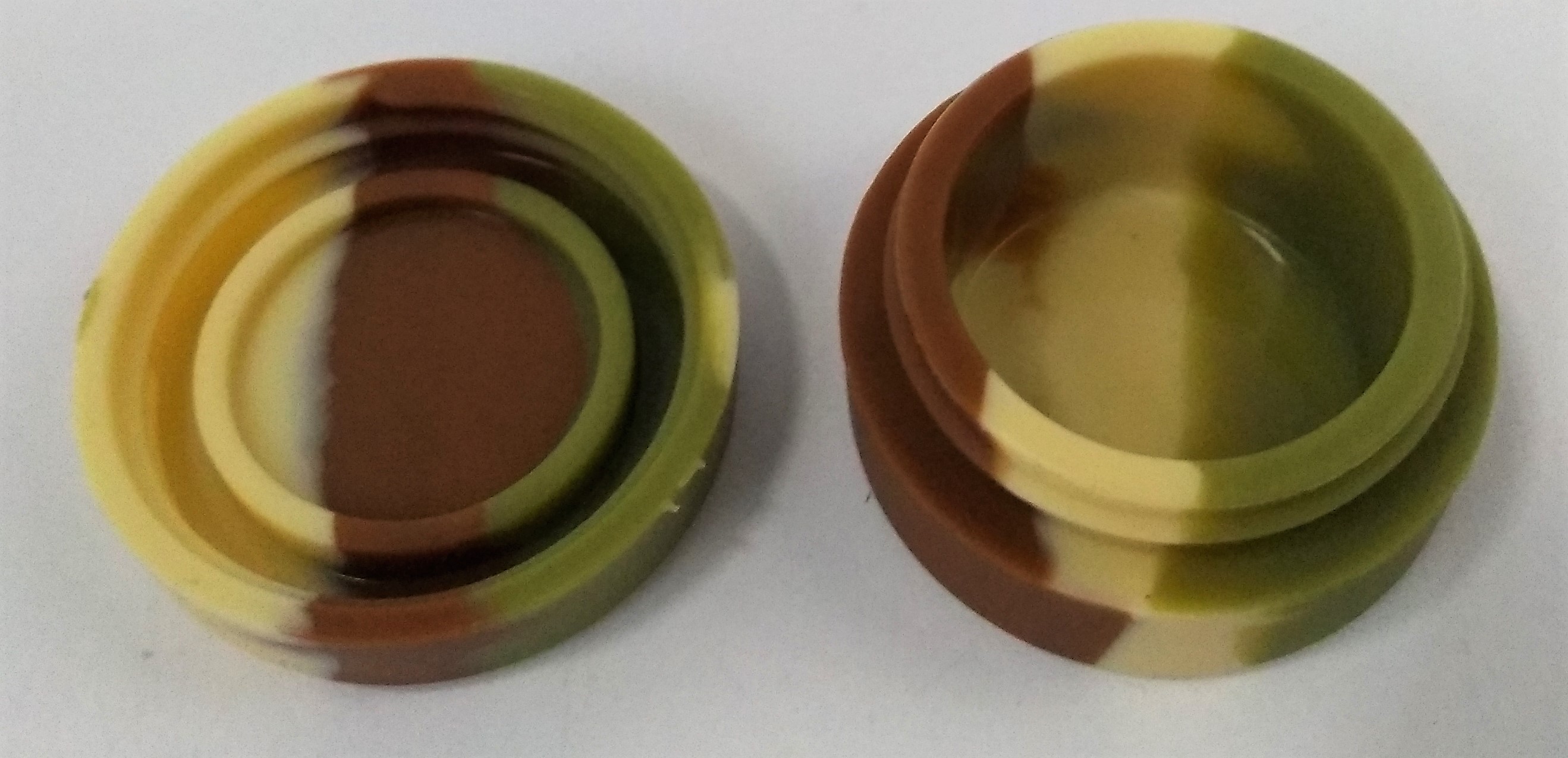 Contêiner de Silicone Sdf Pequeno Verde com Creme