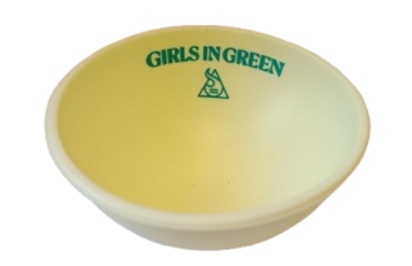 Cuia de Silicone sdf Amarela