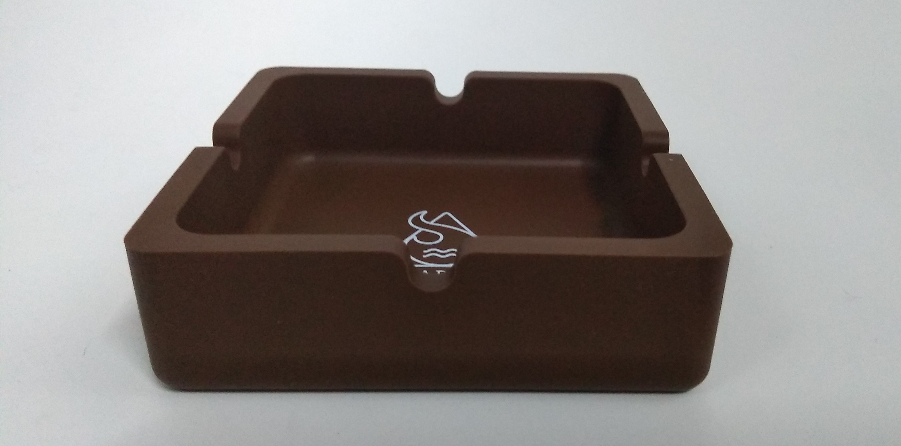 Cinzeiro para Cigarro Quadrado Sdf Marrom