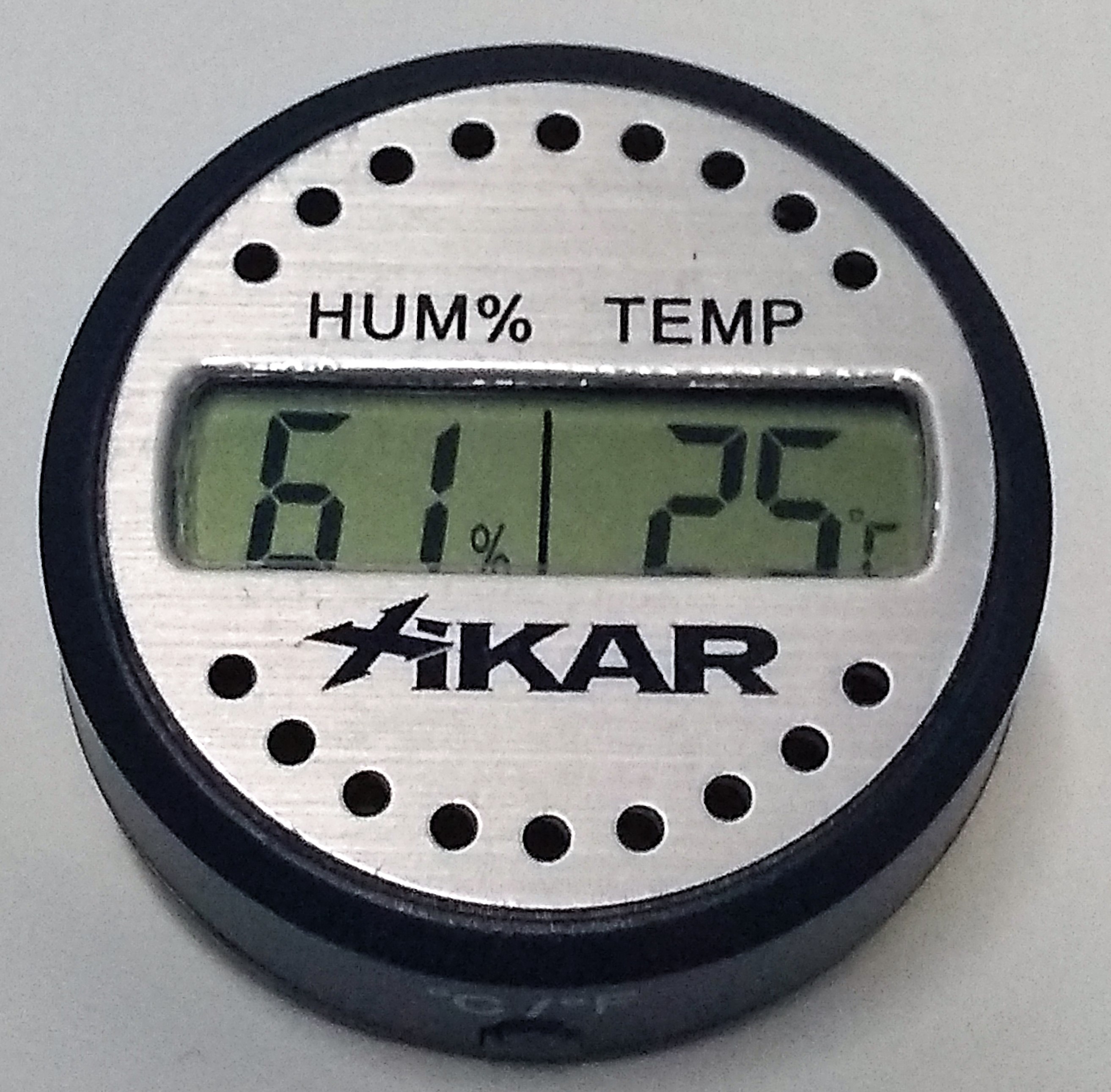 Higrômetro Xikar Redondo