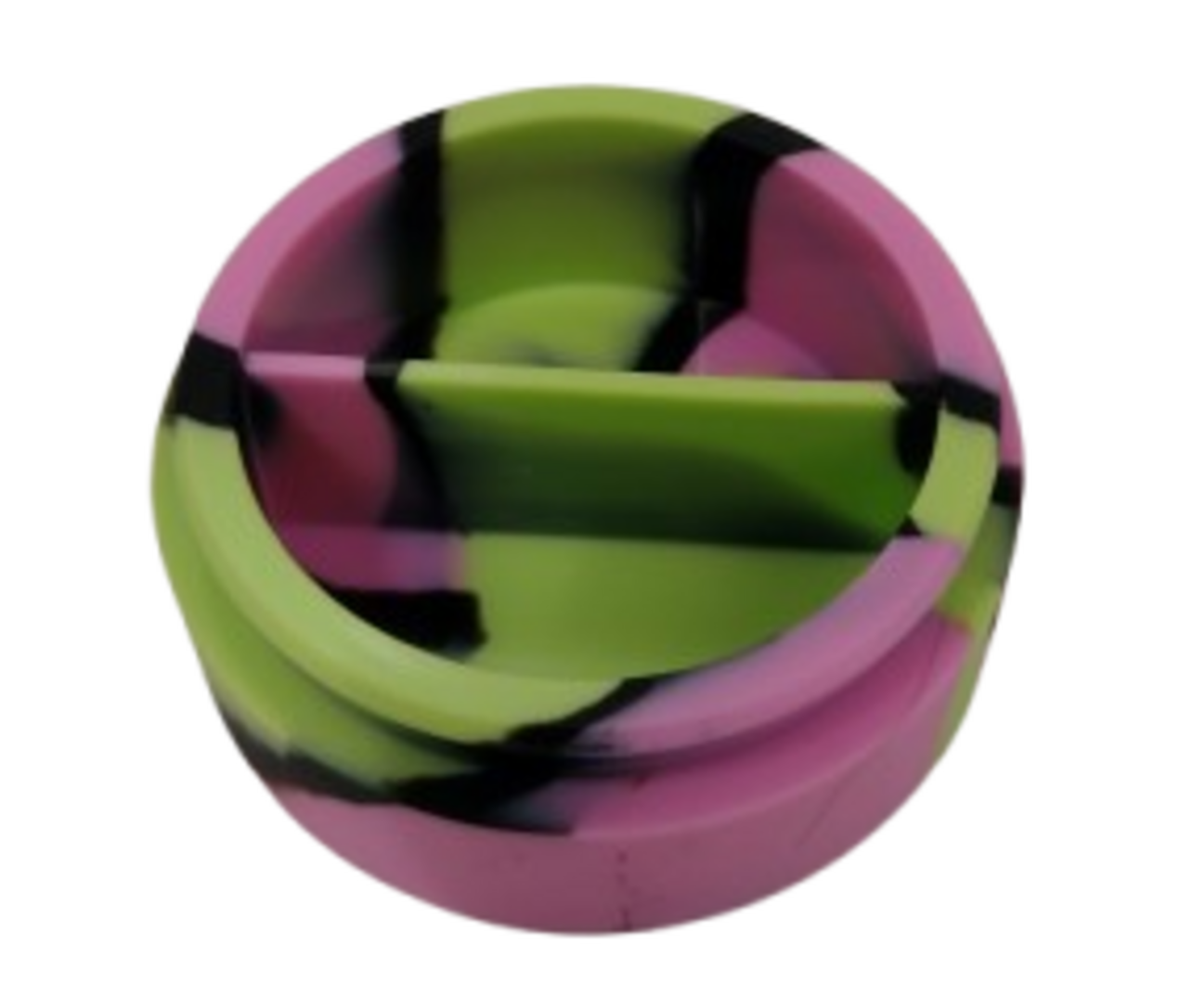 Contêiner de Silicone Sdf Grande Rosa com Verde