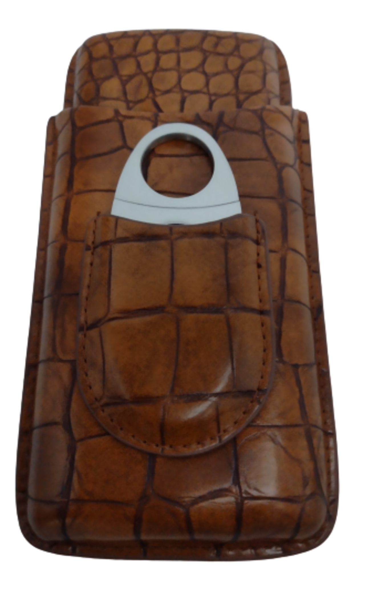 Porta Charutos Hit Cognac para 3 Charutos