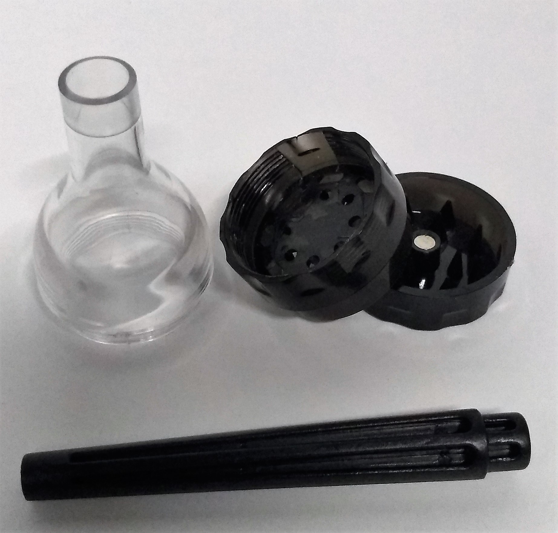 Triturador Acrílico Cone Preto