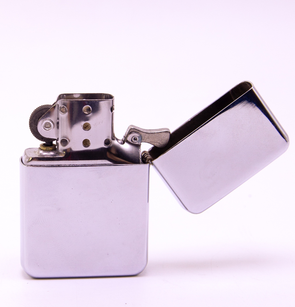 Tipo Zippo Cromado Liso