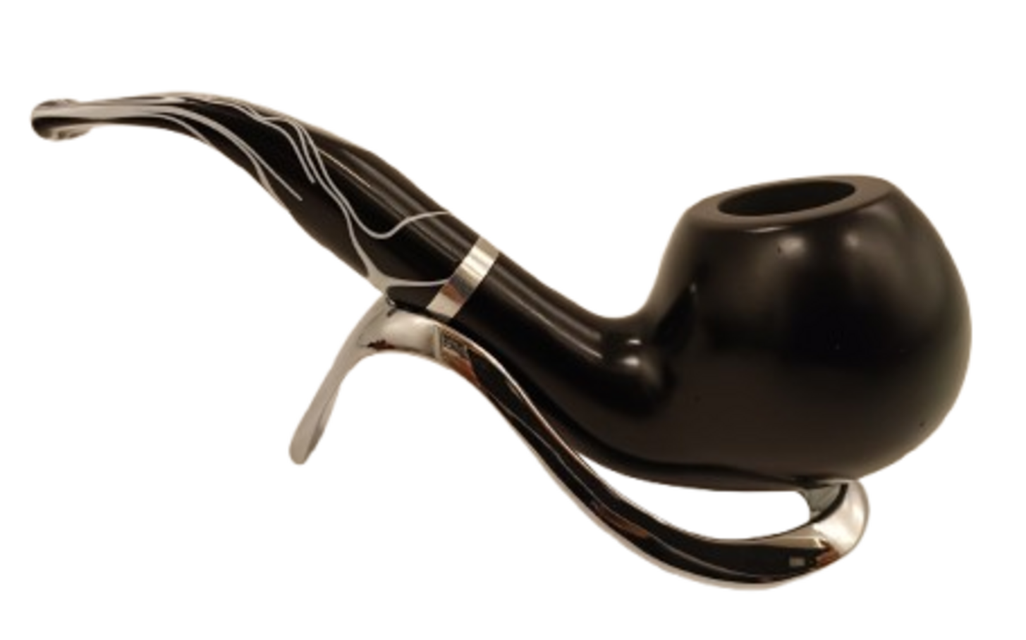 Cachimbo Molina White Black  M01