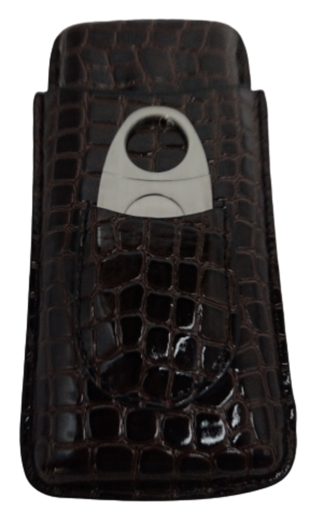 Porta Charutos Hit Marrom  para 3 Charutos