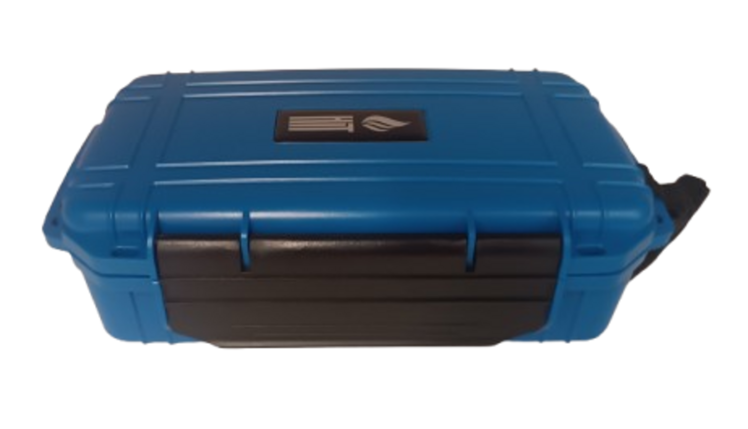Caixa Umidora Hit para Viagem para 10 Charutos. Azul