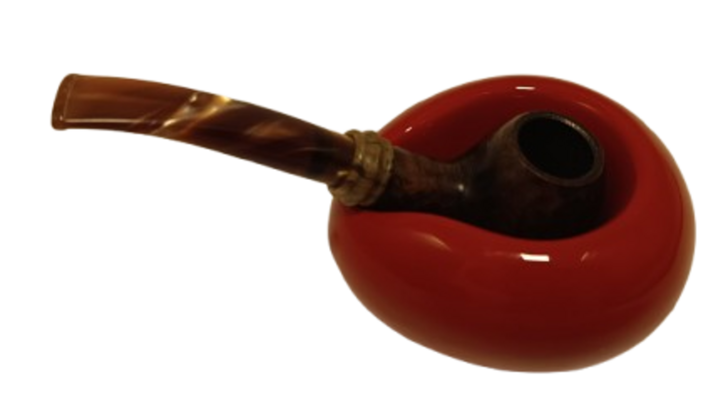Descanso para 1 Cachimbo Savinelli M1039 Vermelho