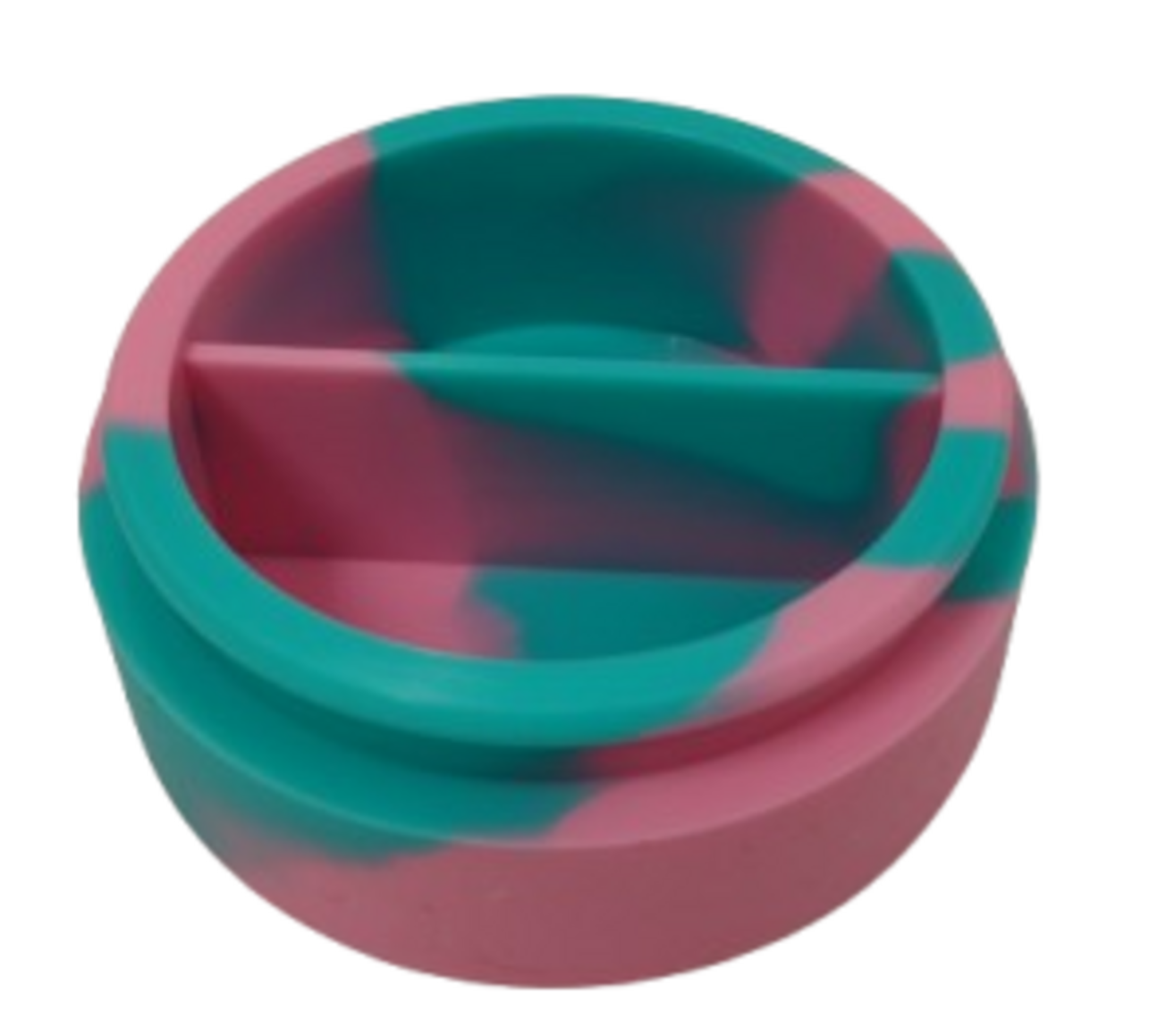 Contêiner de Silicone Sdf Grande Rosa com Azul