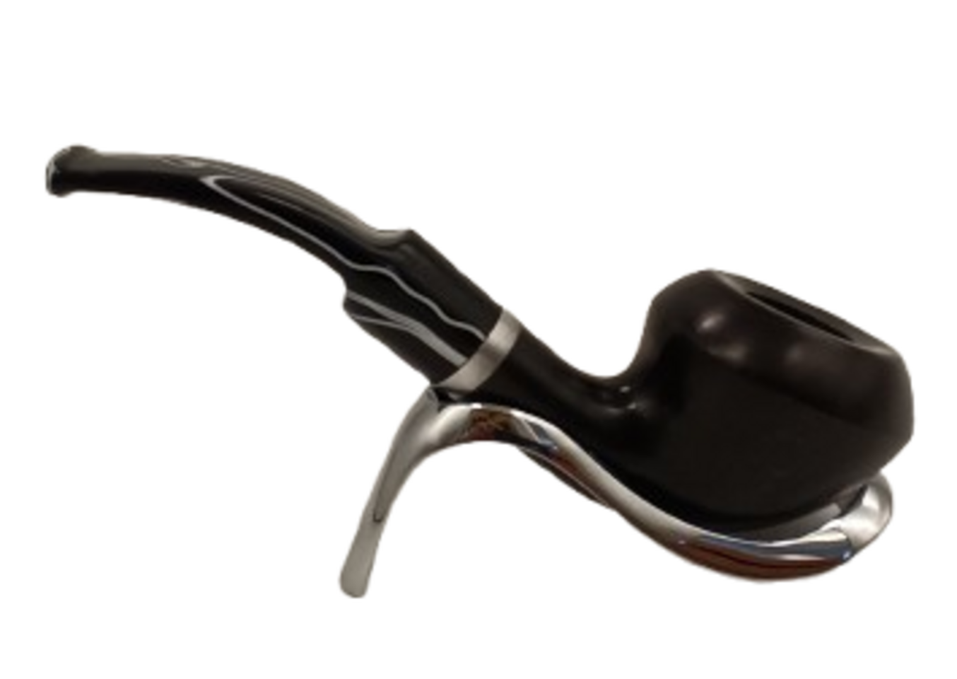 Cachimbo Molina White Black  M03