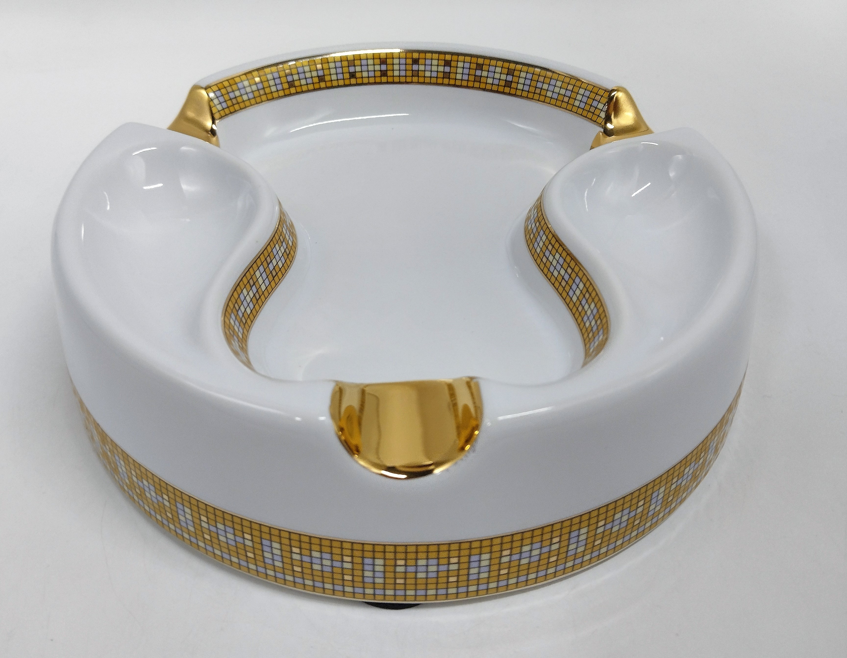 Cinzeiro para charuto cerâmica 1717-Branco