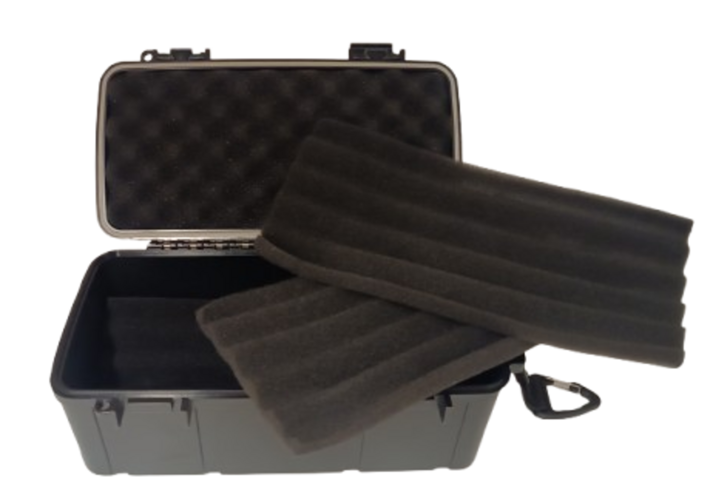 Caixa Umidora Nerone para Viagem para 15 charutos. Preta