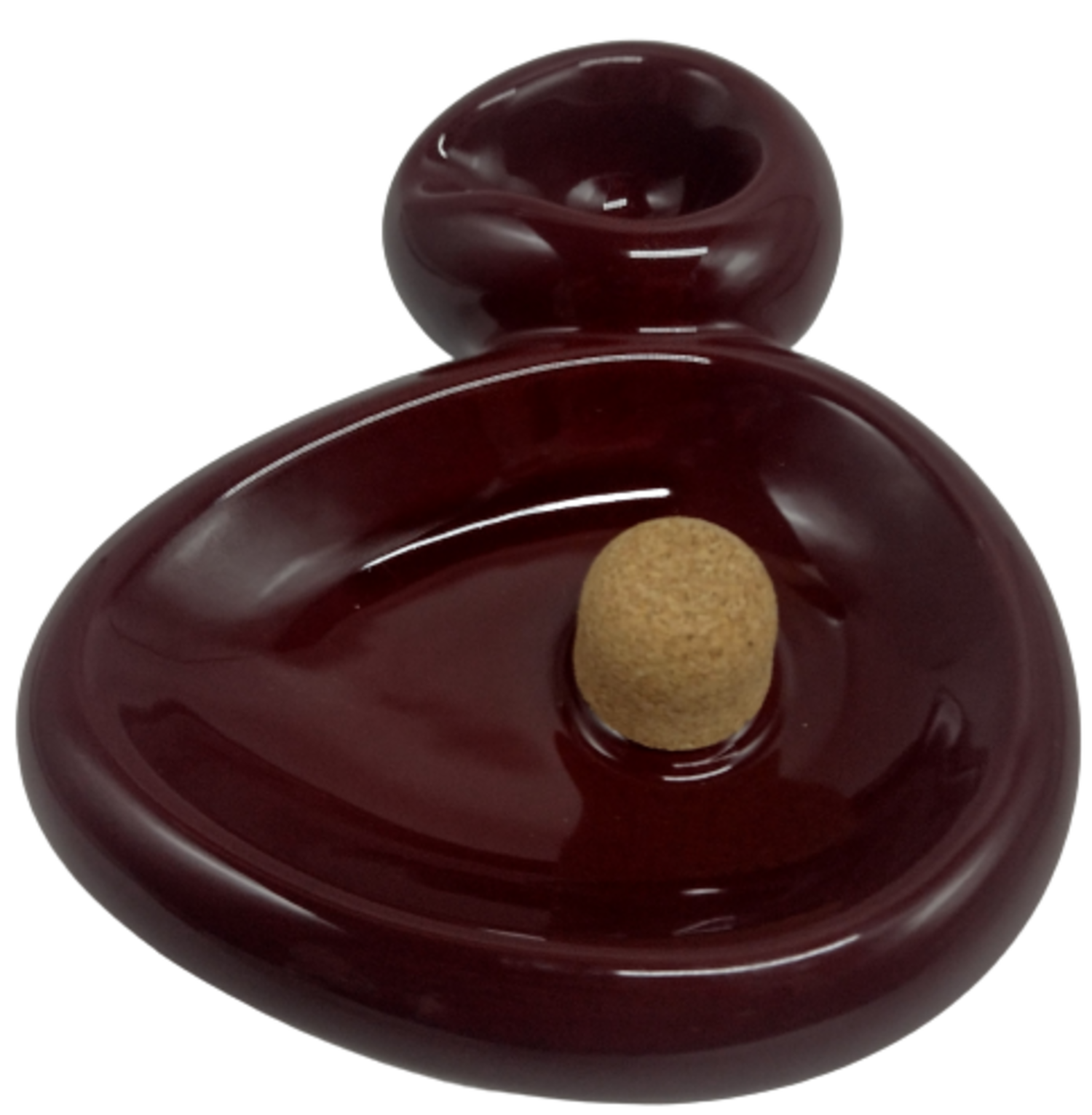 Cinzeiro com Descanso para Cachimbo Savinelli Marrom