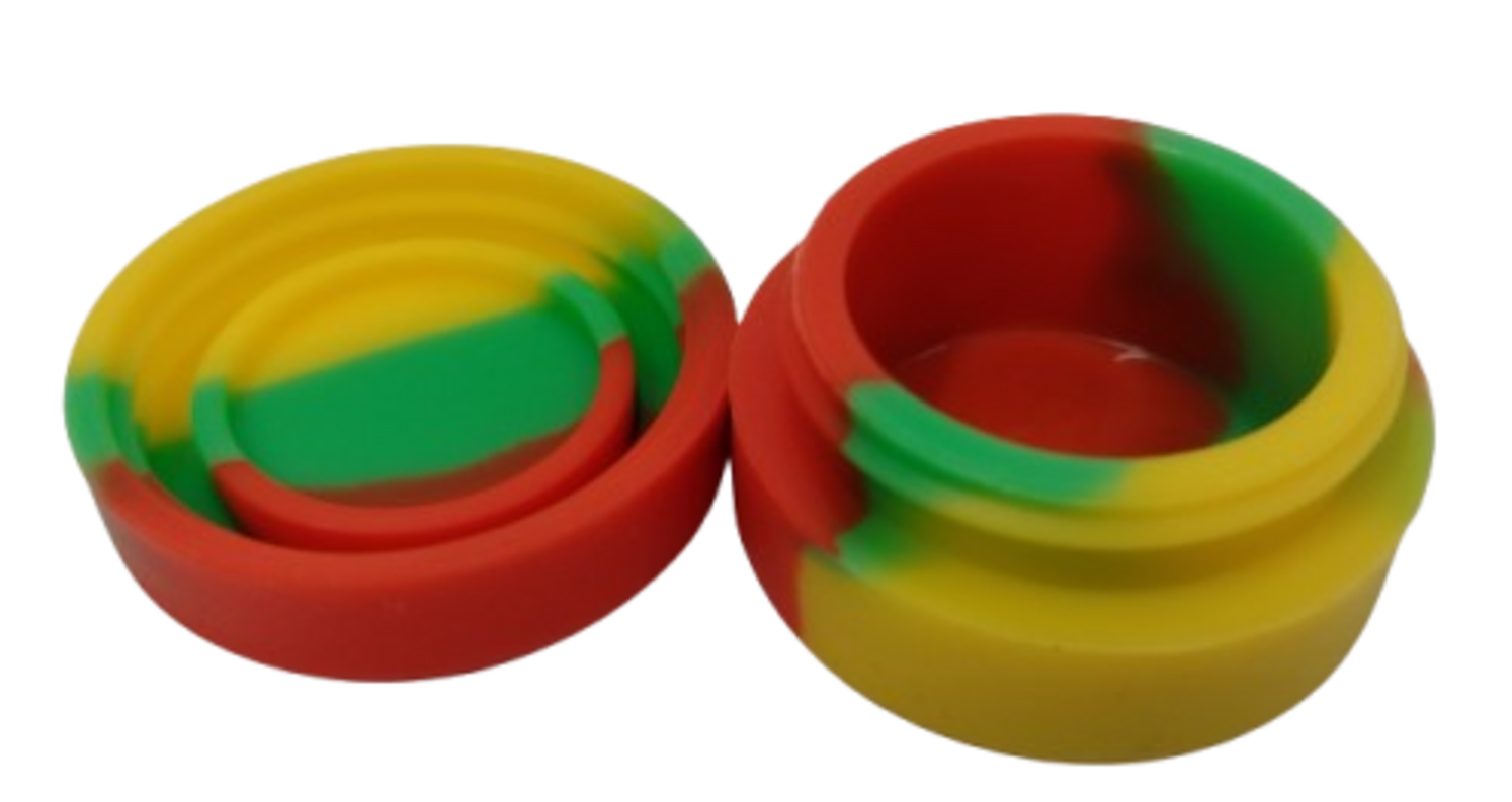 Contêiner de Silicone Sdf Pequeno Vermelho com Amarelo