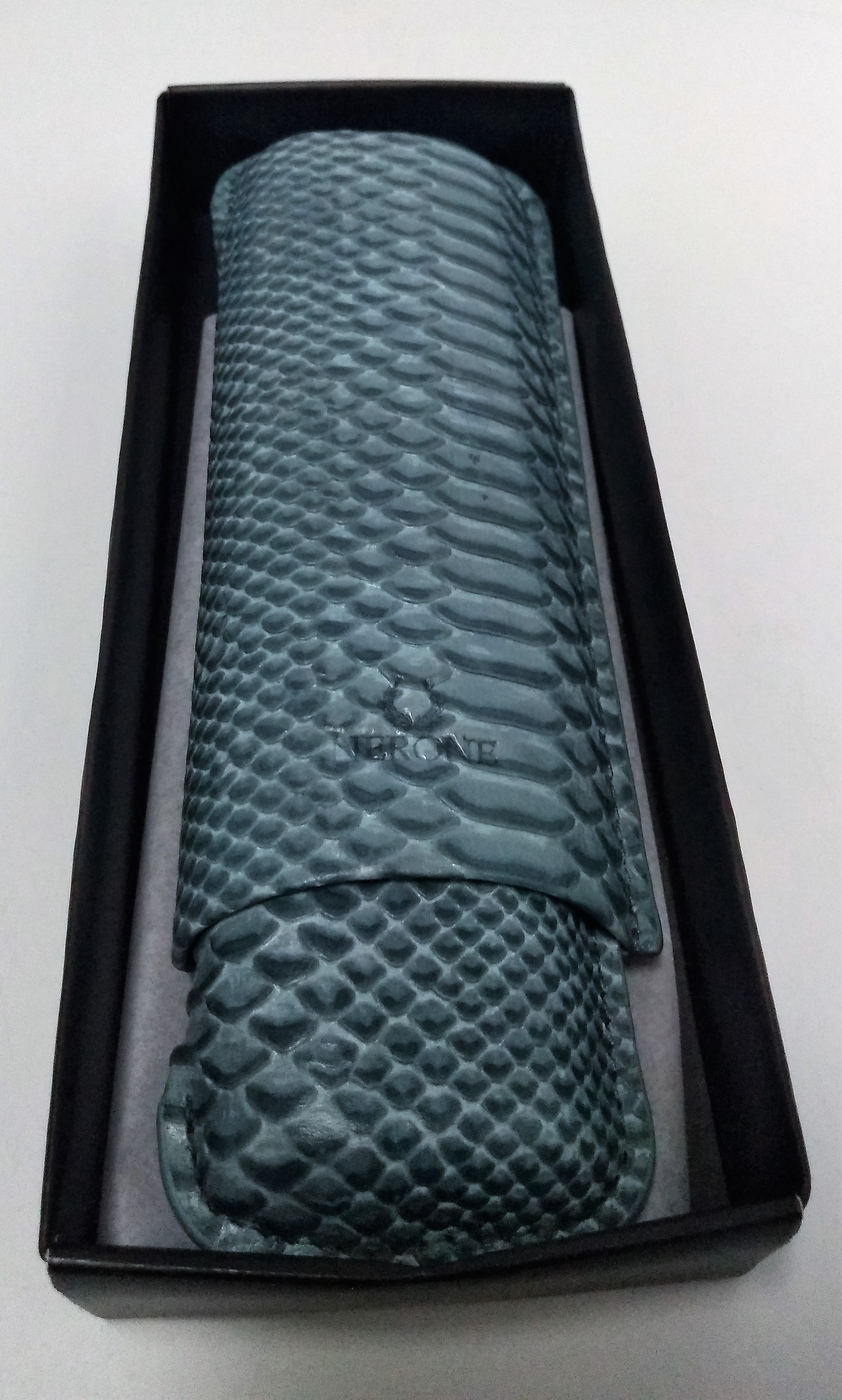 Porta Charutos Nerone Grande pra 2 Charutos  Azul