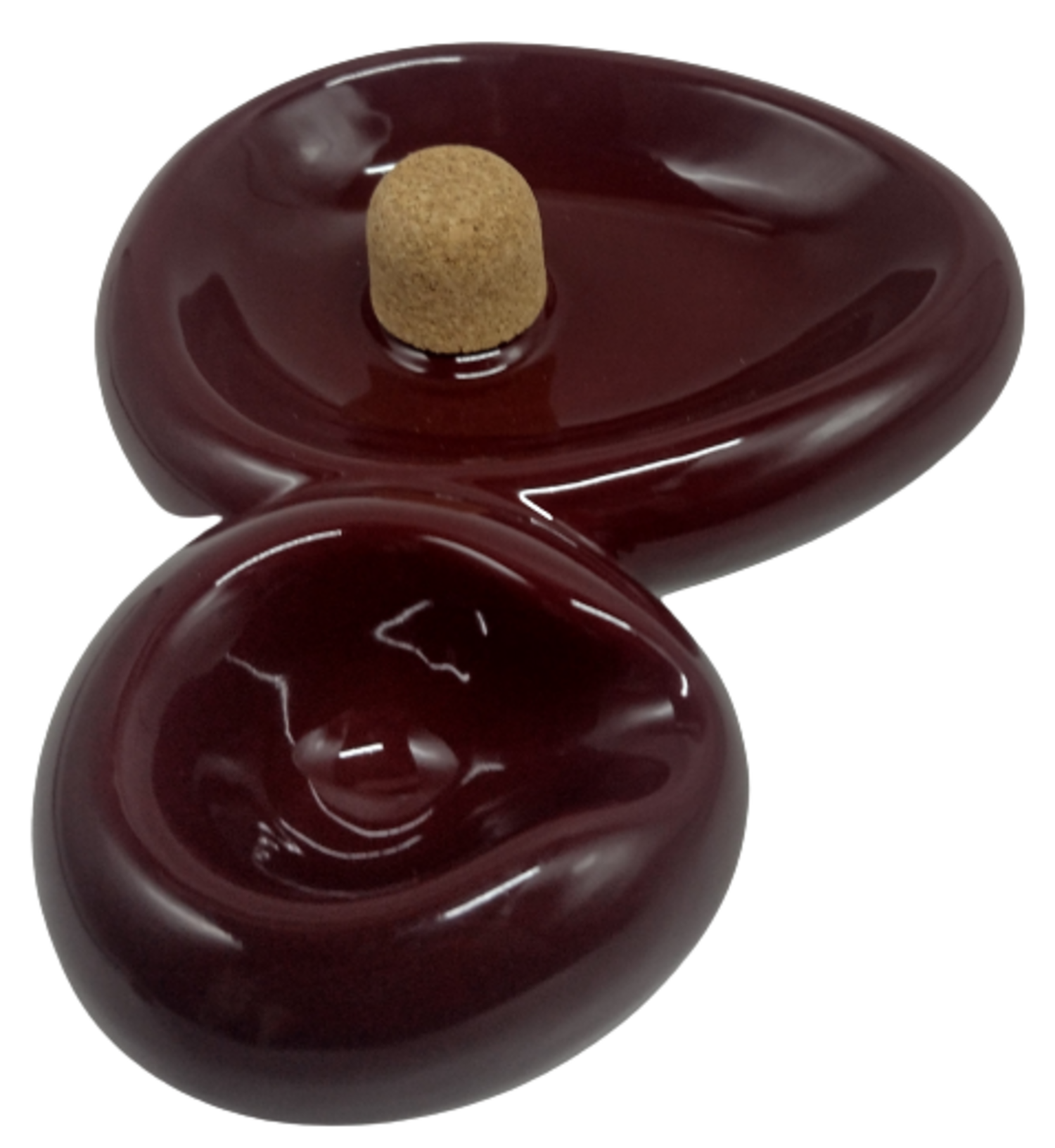 Cinzeiro com Descanso para Cachimbo Savinelli Marrom