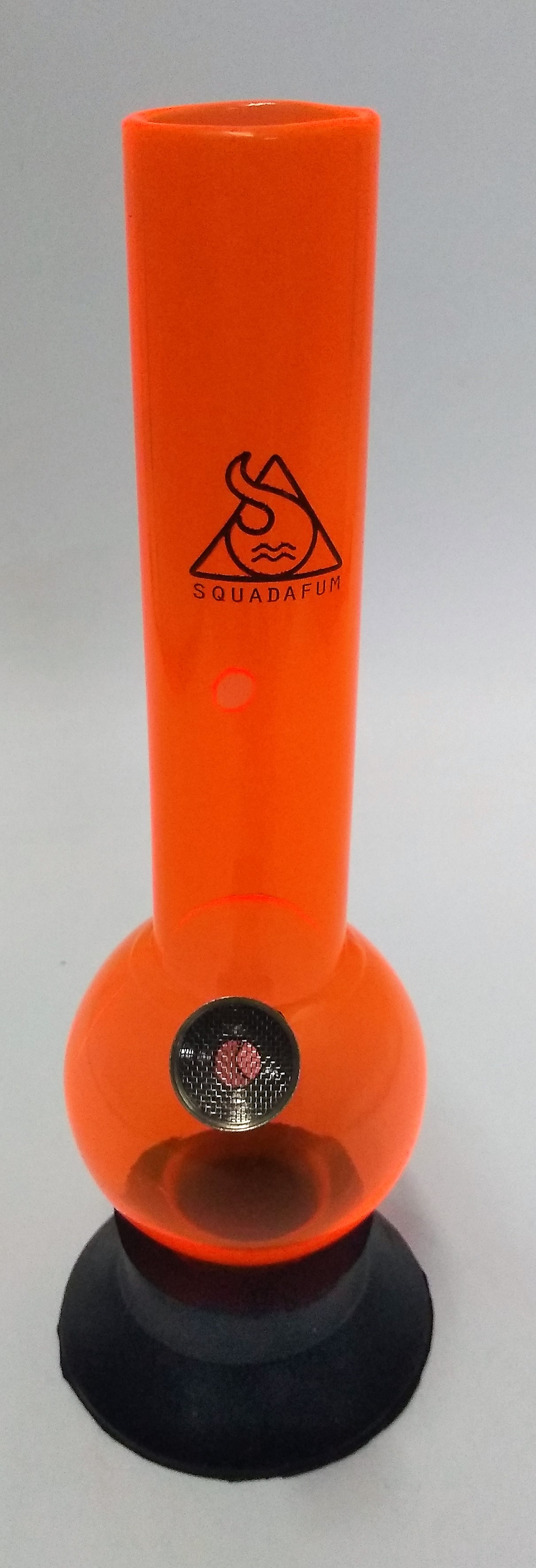 Bong Acrílico Pequeno Laranja 01