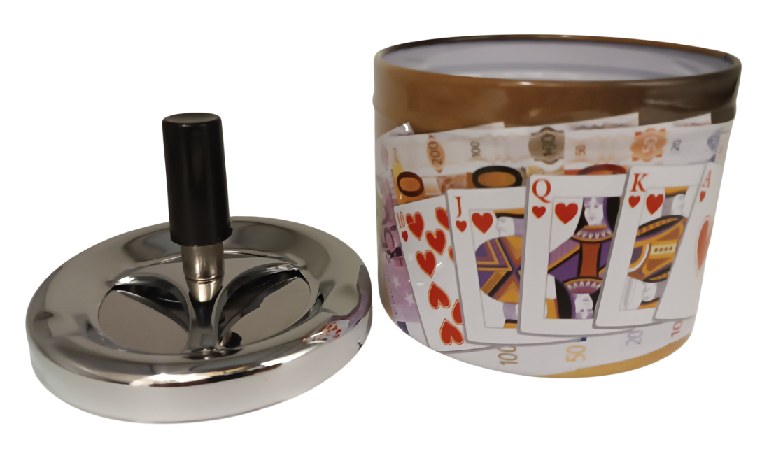 Cinzeiro para Cigarro com Tampa AP7347-9DJ cartas
