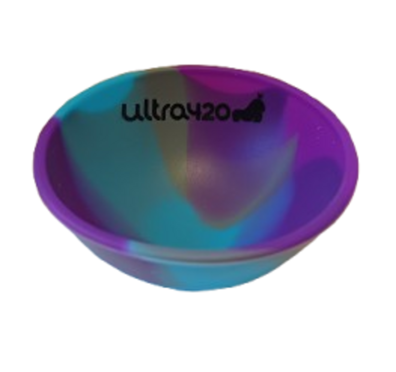 Cuia de Silicone-Azul / Roxo Mesclado